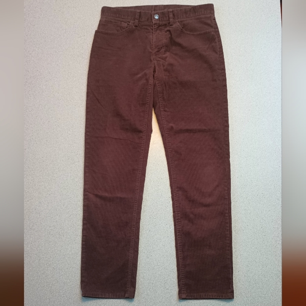 Brooks Brothers Slim Fit Brown Corduroy Pants (32/32)